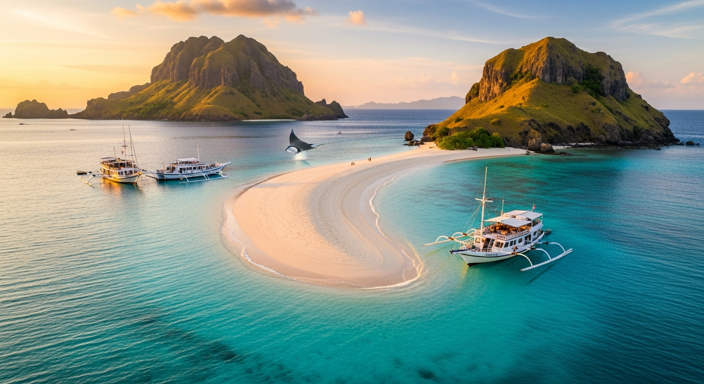 Complete 5-Day Liveaboard Itinerary from Labuan Bajo: Taka Makassar, Manta Point & Kelong Island